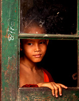 Burma Monk in Doorway II