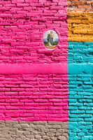 very colorful painted wall