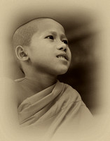 Laos - Luang Prabang Monk 2
