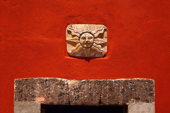 Sun Symbol Over Door