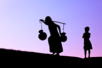 Mrauk U Burma Silhouette I