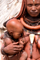 Kunene River Himba Mother and Baby